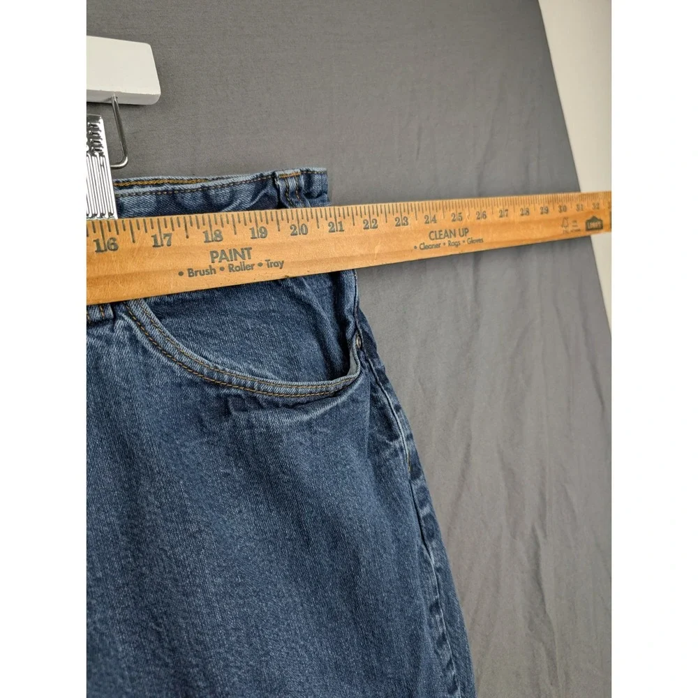 Duluth Trading Co Trim Fit Blue Denim Jeans 44x30 Mens Straight Leg‎